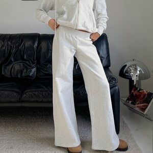 NWT Princess Polly Summits Flared Track Pants Grey Marle